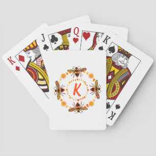 Sunny Bee Initial Playing Cards