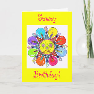 Sunny Birthday - Greeting Card (Yellow Birthday)