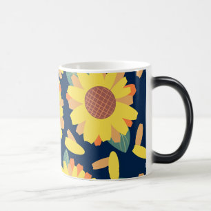 Sunny Bloom Doodles Magic Mug