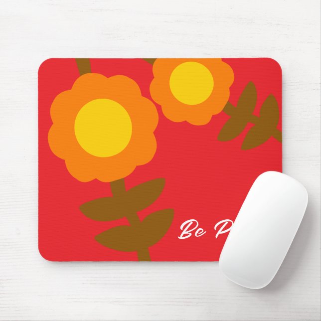  Sunny Bloom Mouse Pad (With Mouse)