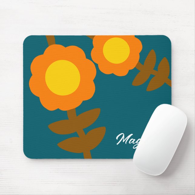  Sunny Bloom Mouse Pad (With Mouse)