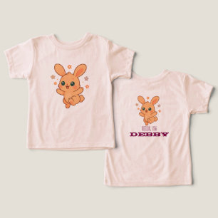 Sunny Bounce Bunny Custom Baby Animal Illustration