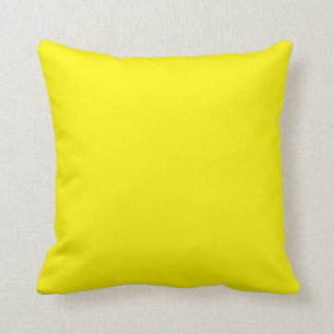 Sunny Bright Yellow Cushion