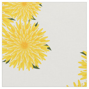 Sunny Bunch of Dandelions Fabric