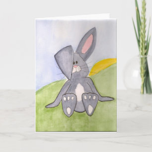 Sunny Bunny Blank Card