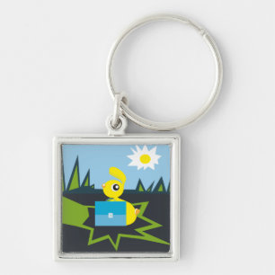 Sunny Bunny Key Ring