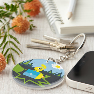 Sunny Bunny Key Ring