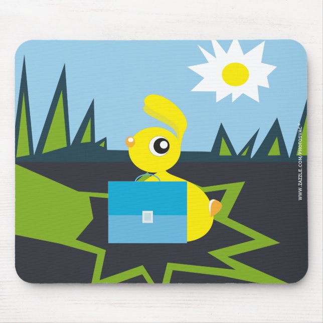 Sunny Bunny Mouse Pad (Front)
