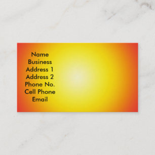Sunny Business/Profile Card