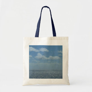Sunny Caribbean Sea Blue Ocean Tote Bag