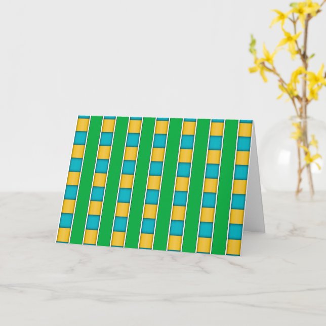 Sunny Carioca Card (Yellow Flower)