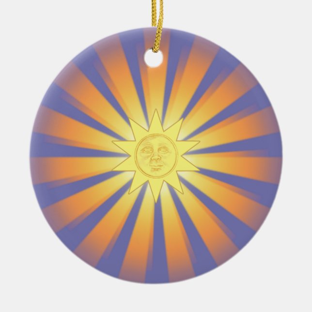 Sunny Christmas ornament (Front)