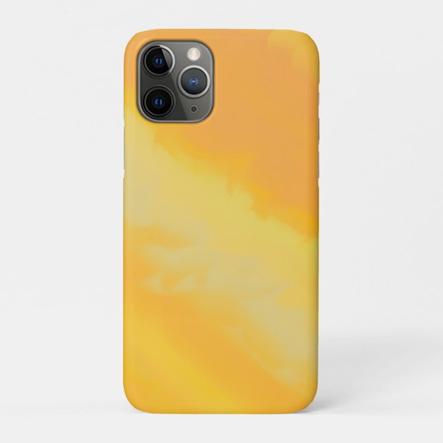 Sunny Citrus Gold Watercolor  Case-Mate iPhone Case (Back)