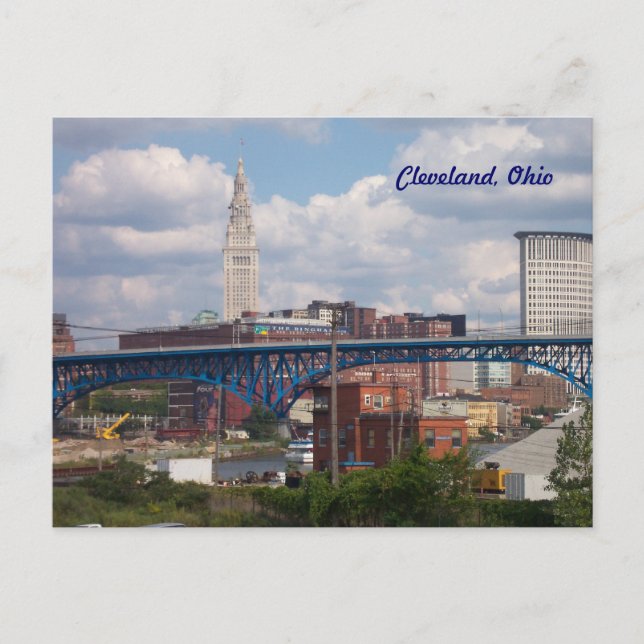 Sunny Cleveland, Ohio Postcard (Front)