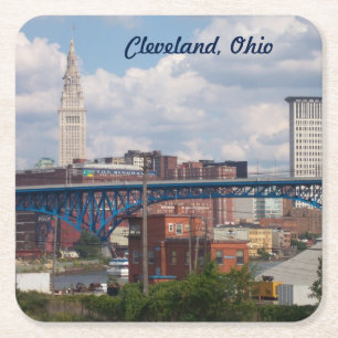Sunny Cleveland Paper Coaster