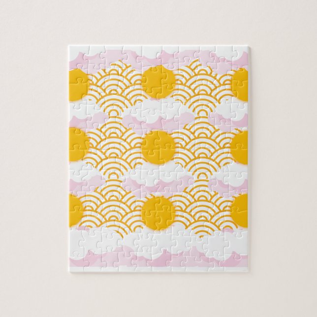 Sunny Cloudy Sky Jigsaw Puzzle (Vertical)