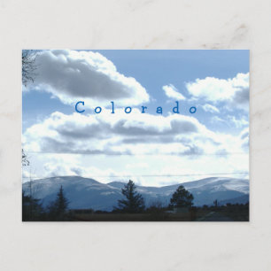 Sunny Colorado Mountain View Postcards