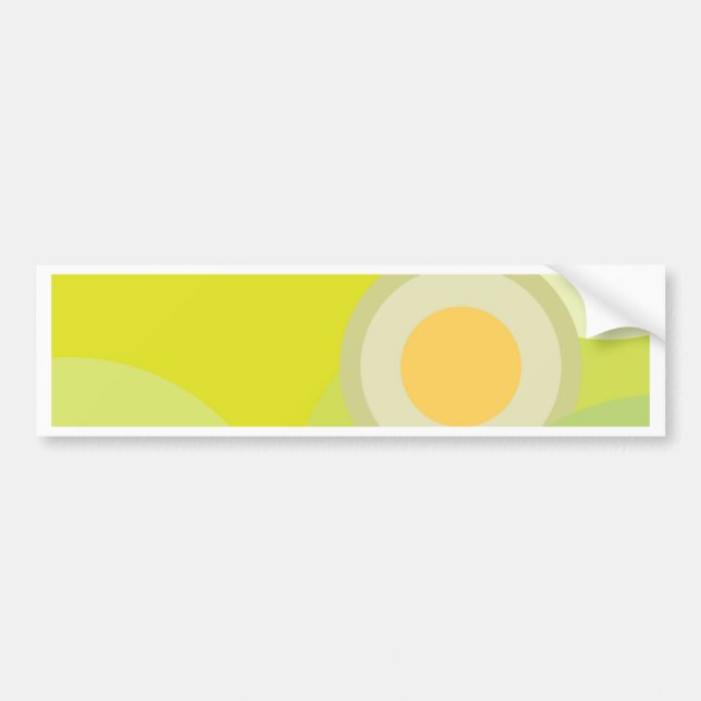 Sunny colours bumper sticker (Front)