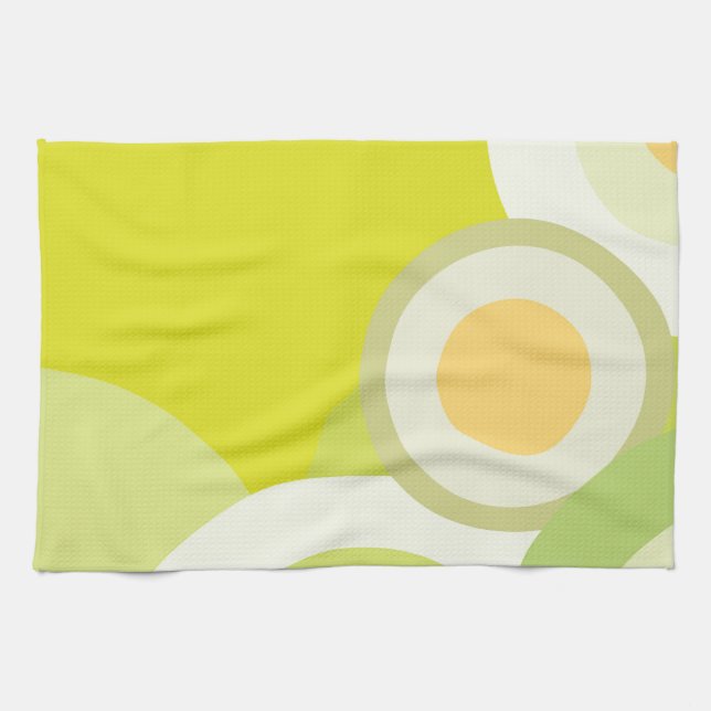 Sunny colours tea towel (Horizontal)