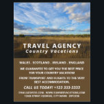 Sunny Country Scene, Travel Agency Advert Flyer<br><div class="desc">Sunny Country Scene,  Travel Agency Advertising Flyers By The Business Card Store.</div>