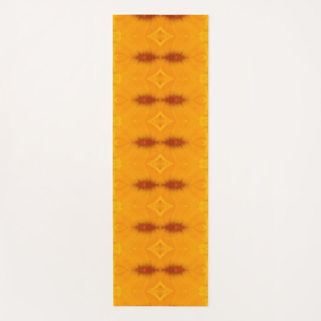 Sunny Daisy Ikat 7 Yoga Mat (Front)