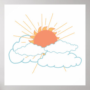 Sunny Day in the Neighbourhood Poster