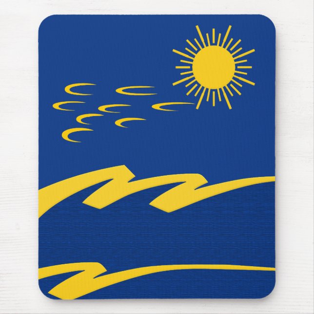 Sunny Day mousepad, customise Mouse Pad (Front)