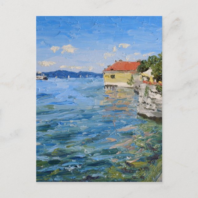 Sunny Day on Lake Constance (Southern Germany) Postcard (Front)