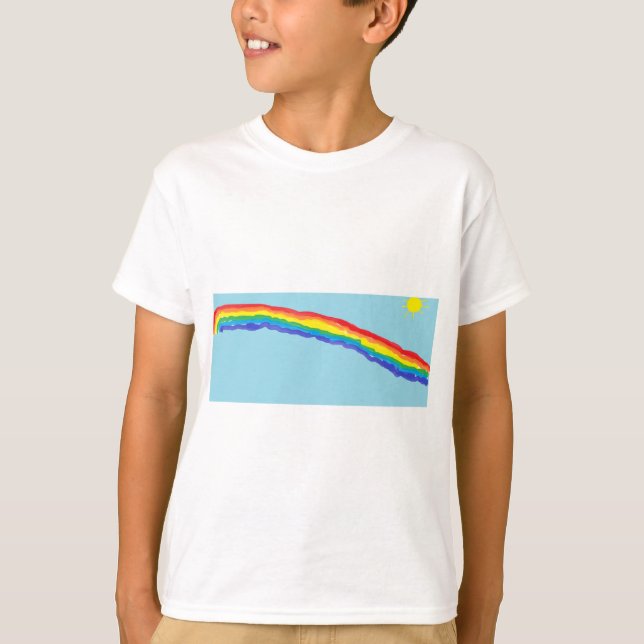 Sunny Day Rainbow  T-Shirt (Front)