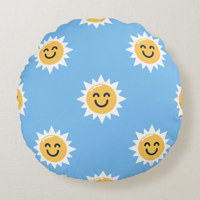 Sunny Day Round Cushion (Front)