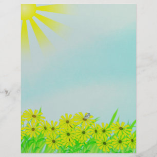 Sunny Day Scrapbook Pages Stationary