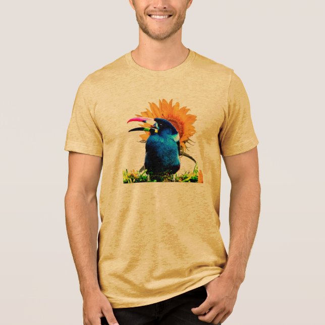 Sunny Day  T-Shirt Tri-Blend Shirt (Front)