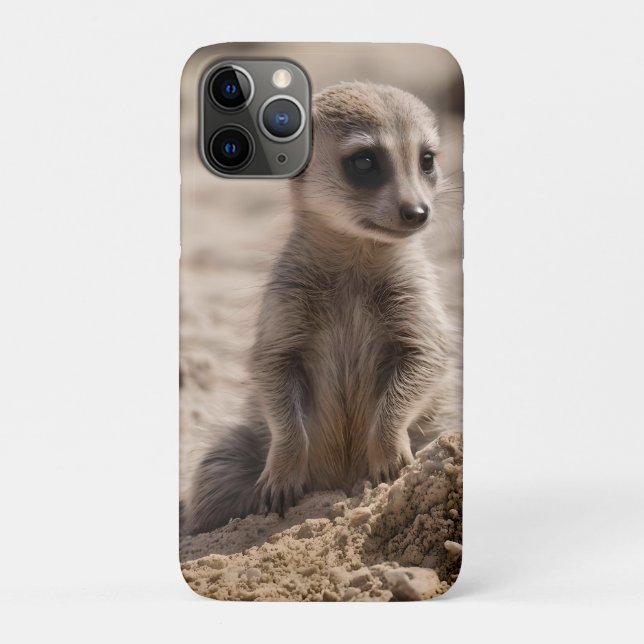 "Sunny Days: Baby Meerkat's Beach Adventure" Case-Mate iPhone Case (Back)