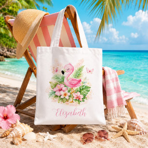 Sunny Days & Flamingo Ways  Tote Bag