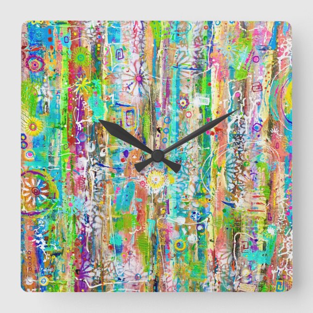 Sunny Days Wall Clock (Front)