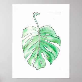 Sunny Disposition: Palm Leaf Poster