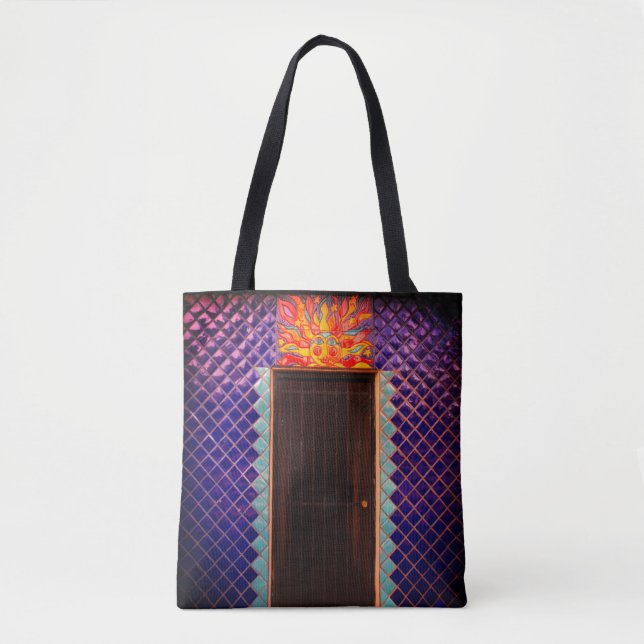 Sunny Doorway Tote Bag (Front)