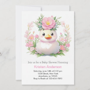Sunny Ducklings Baby Shower Invitation