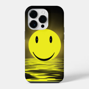 Sunny Face In Water Ripples iPhone 14 Pro Case