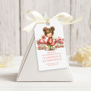 Sunny Fairy 7th Birthday Blush Pink Favour Gift Ta Tags