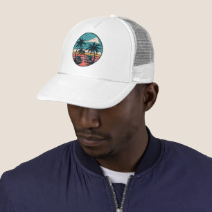 Sunny Family Vacation Adventure Trucker Hat
