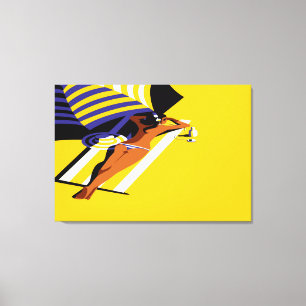 Sunny Female Canvas Print
