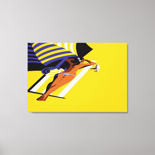 Sunny Female Canvas Print (Front)
