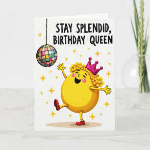 Sunny Figure Birthday Card