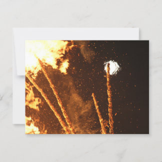 SUNNY FIRE IN HOURS AT UBERNDORF POSTCARD