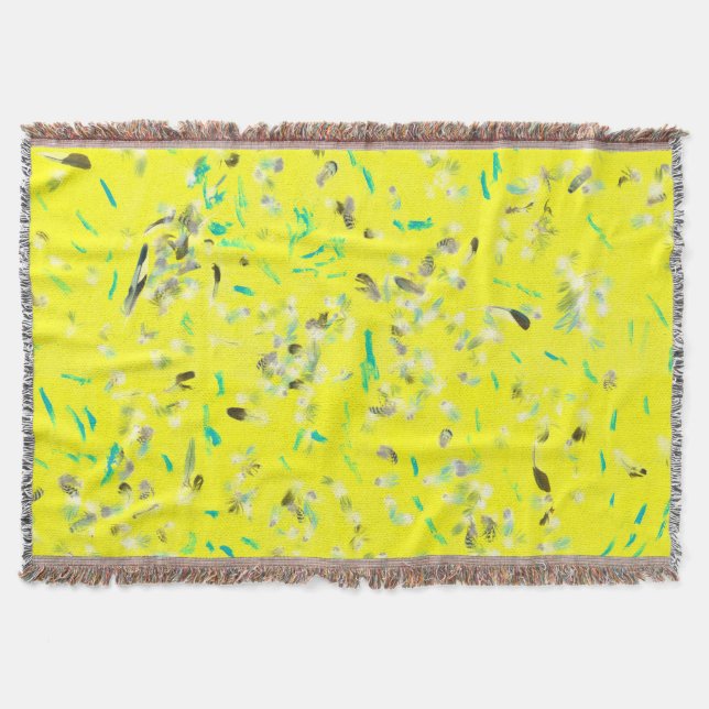 Sunny Flight Throw Blanket (Front)