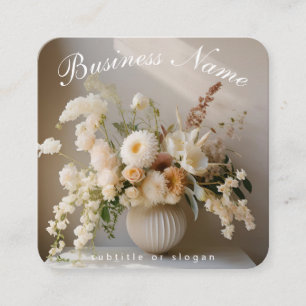 Sunny floral   Chic   Boho   Business Card