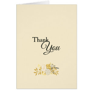 Sunny Floral Thank You Vertical (Optional Photo)