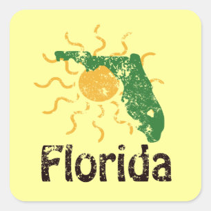 Sunny Florida Stickers