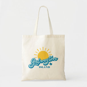 Sunny! Galveston Island Texas Tote Bag